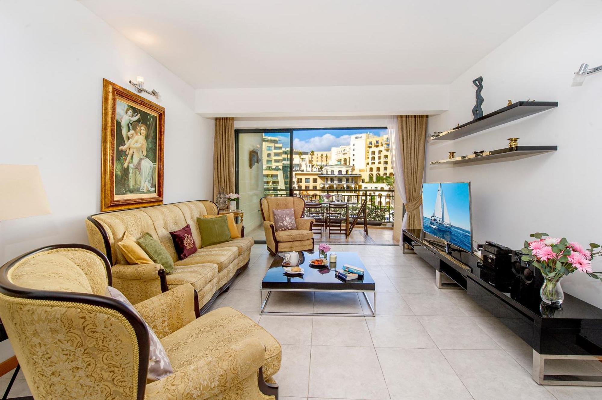 St. Julians Portomaso Marina Antique Apartment Saint Julian's